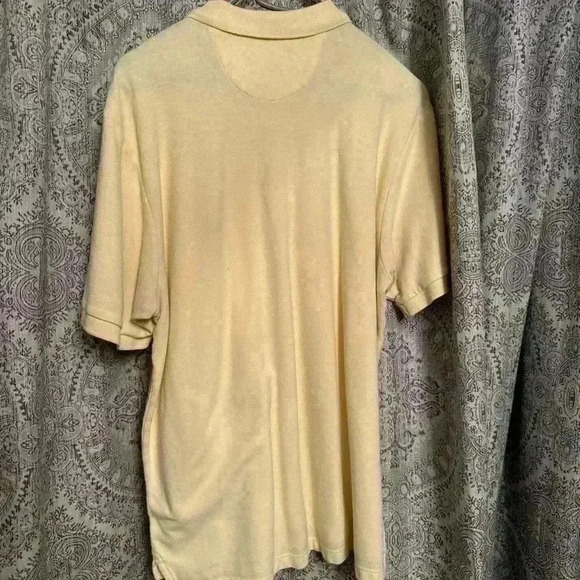Men’s XL Chaps yellow polo - Picture 3 of 3